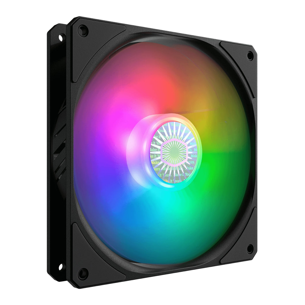 Cooler Master 140mm Cooler Master SickleFlow 140 ARGB, 7 Blade, PWM, Addressable RGB LEDs