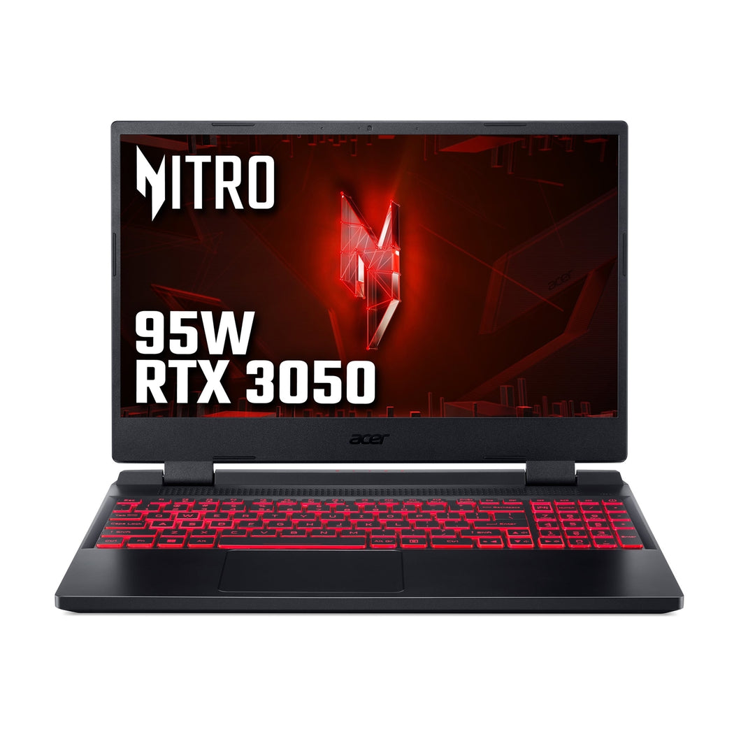 Acer Nitro 5 AN515-58-70MW Gaming Laptop, 15.6 Inch FHD Screen, Intel Core i7-12650H 12th Gen Processor, NVIDIA GeForce RTX 3050, 16GB RAM, 512GB M.2 SSD, Windows 11 Home